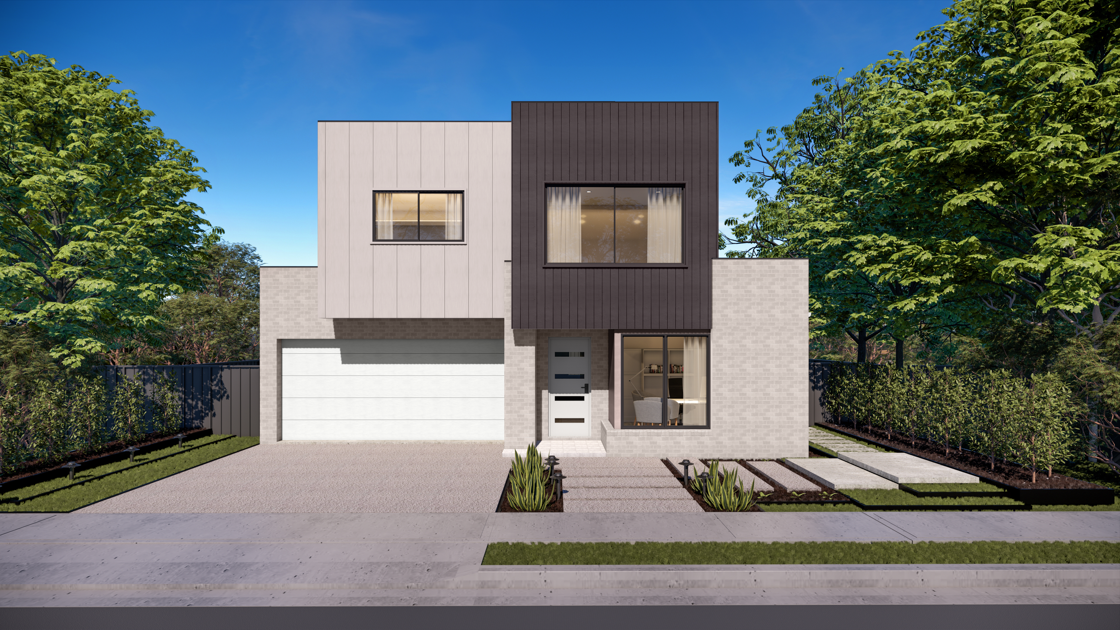 Ainslie light modern starter facade