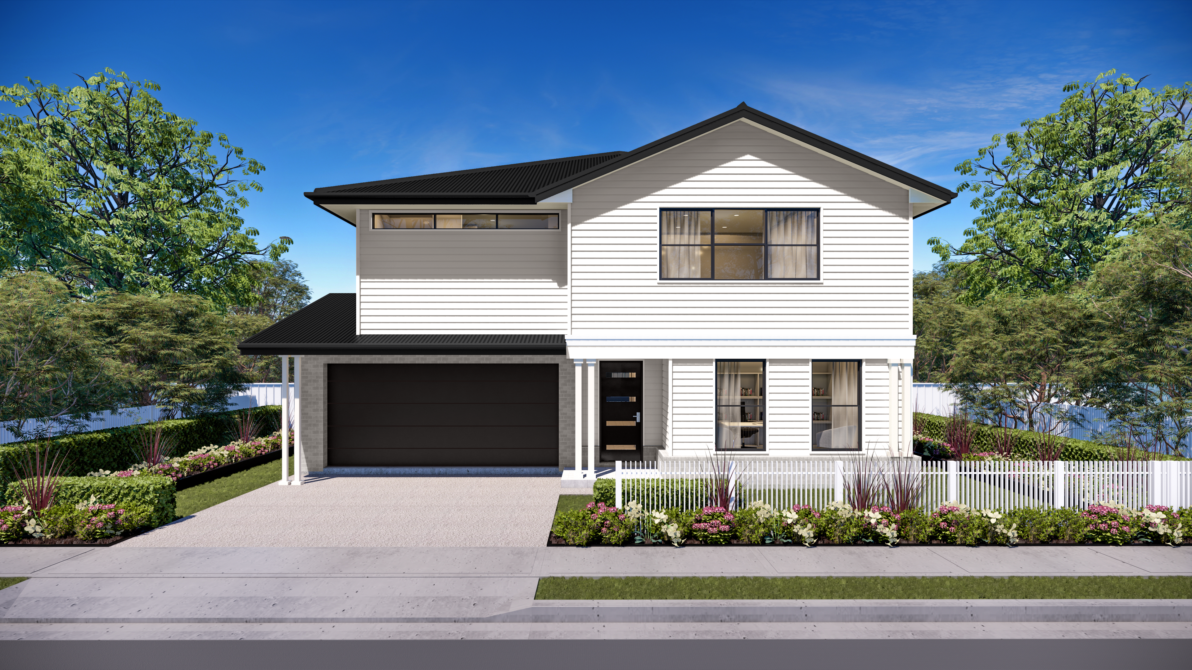 Ainslie 32 dark Hampton starter facade