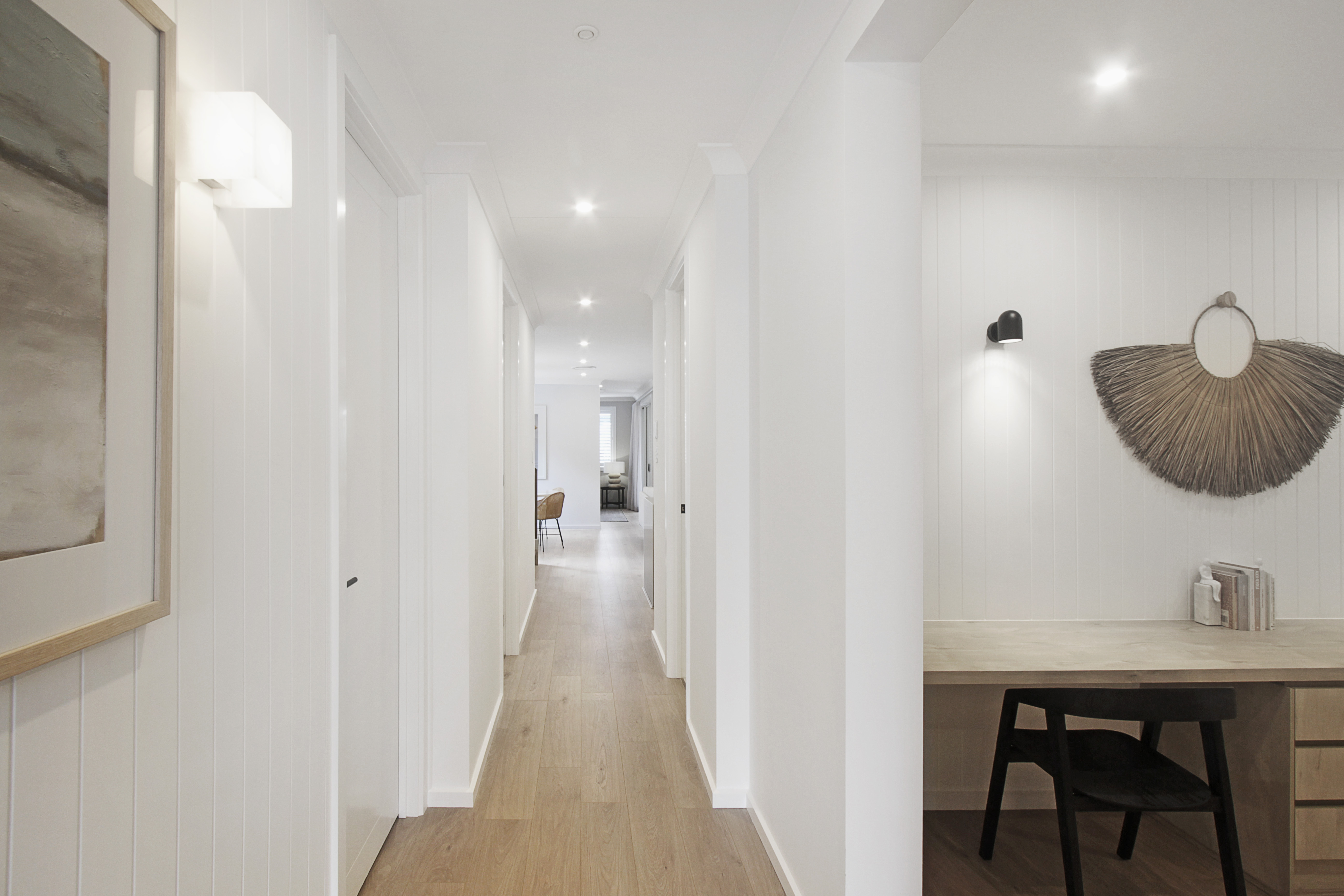 Benham hallway and office