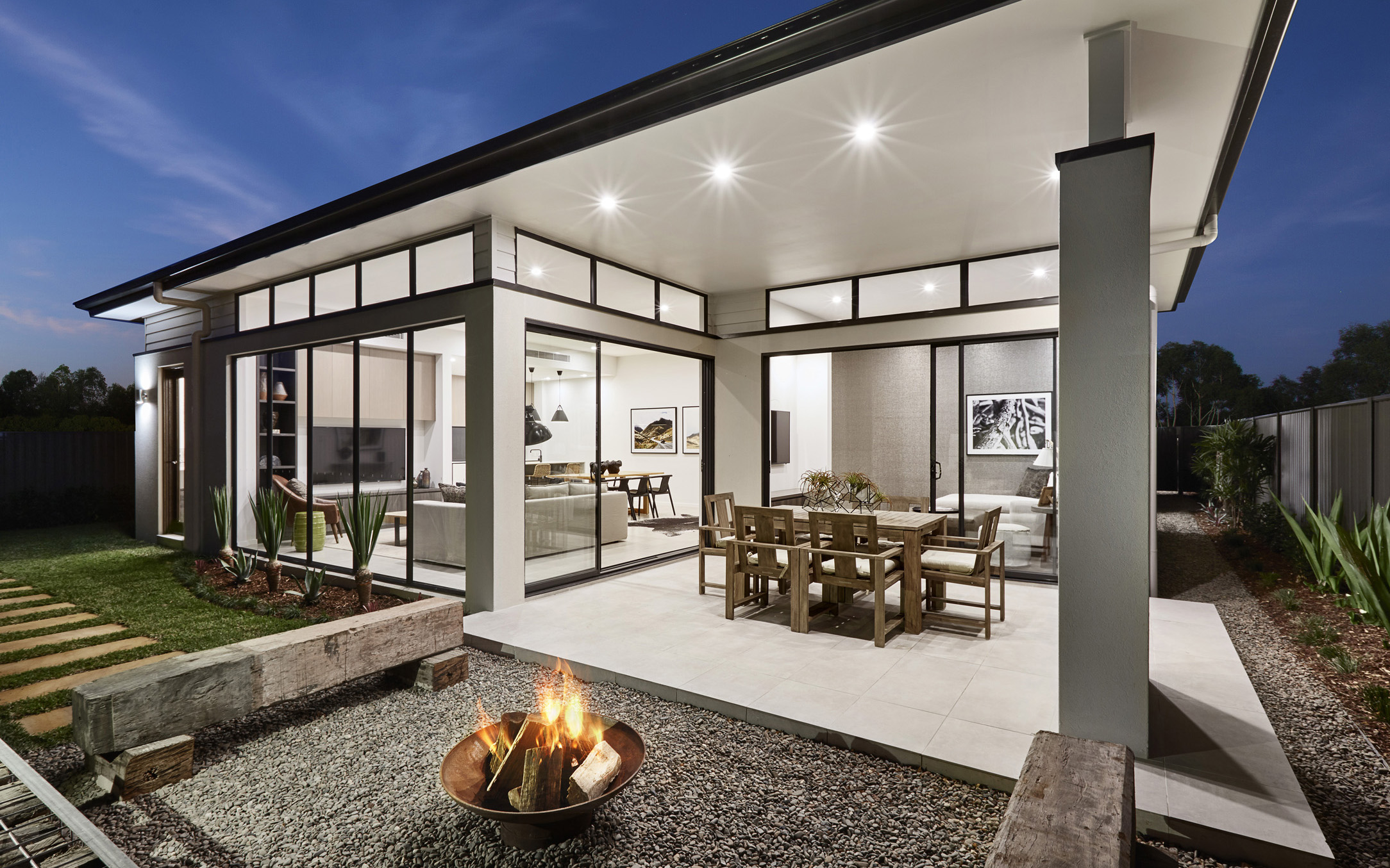 Metford Home Design Alfresco Fire Pit