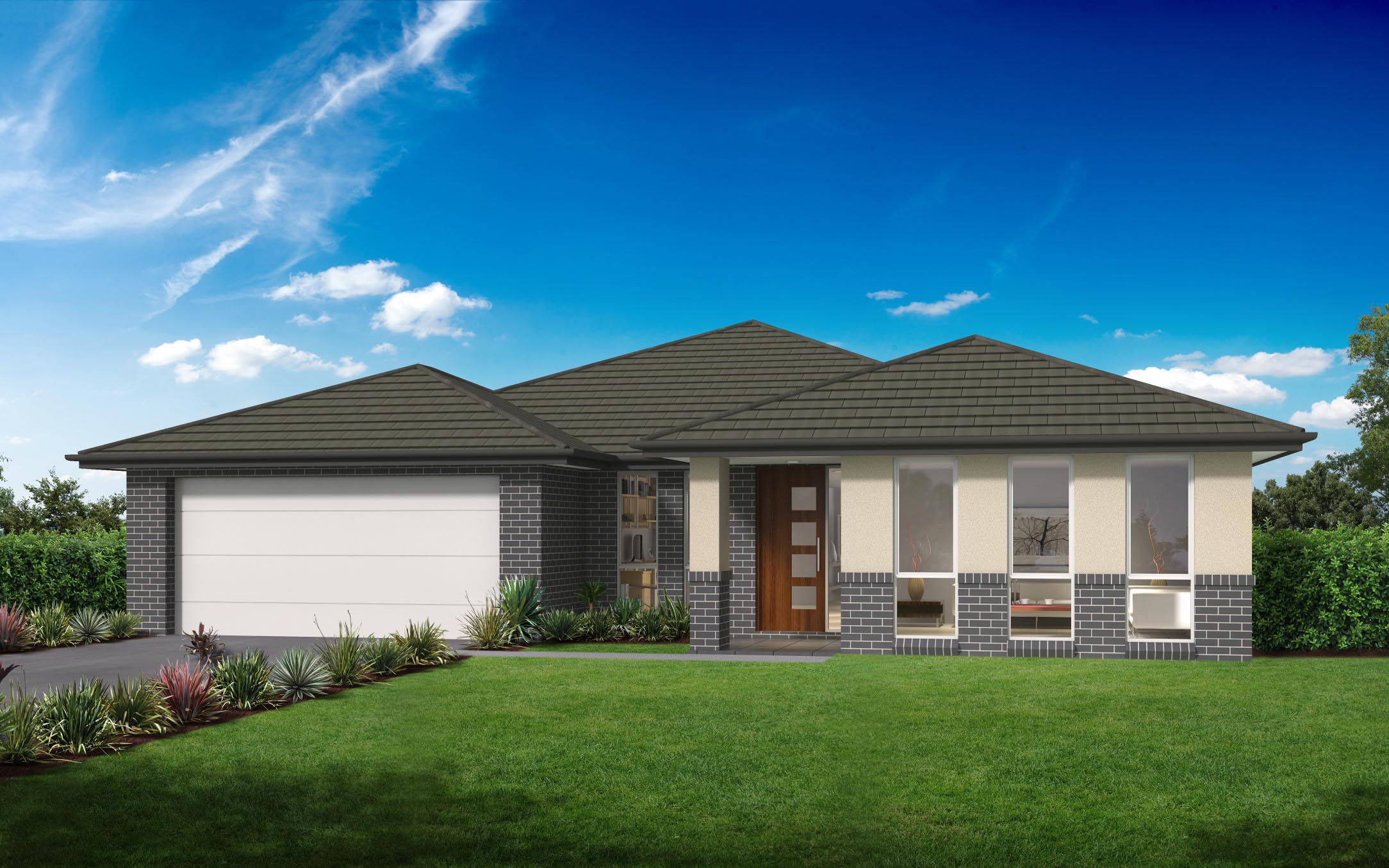 Orelia Home Design with Classic Facade