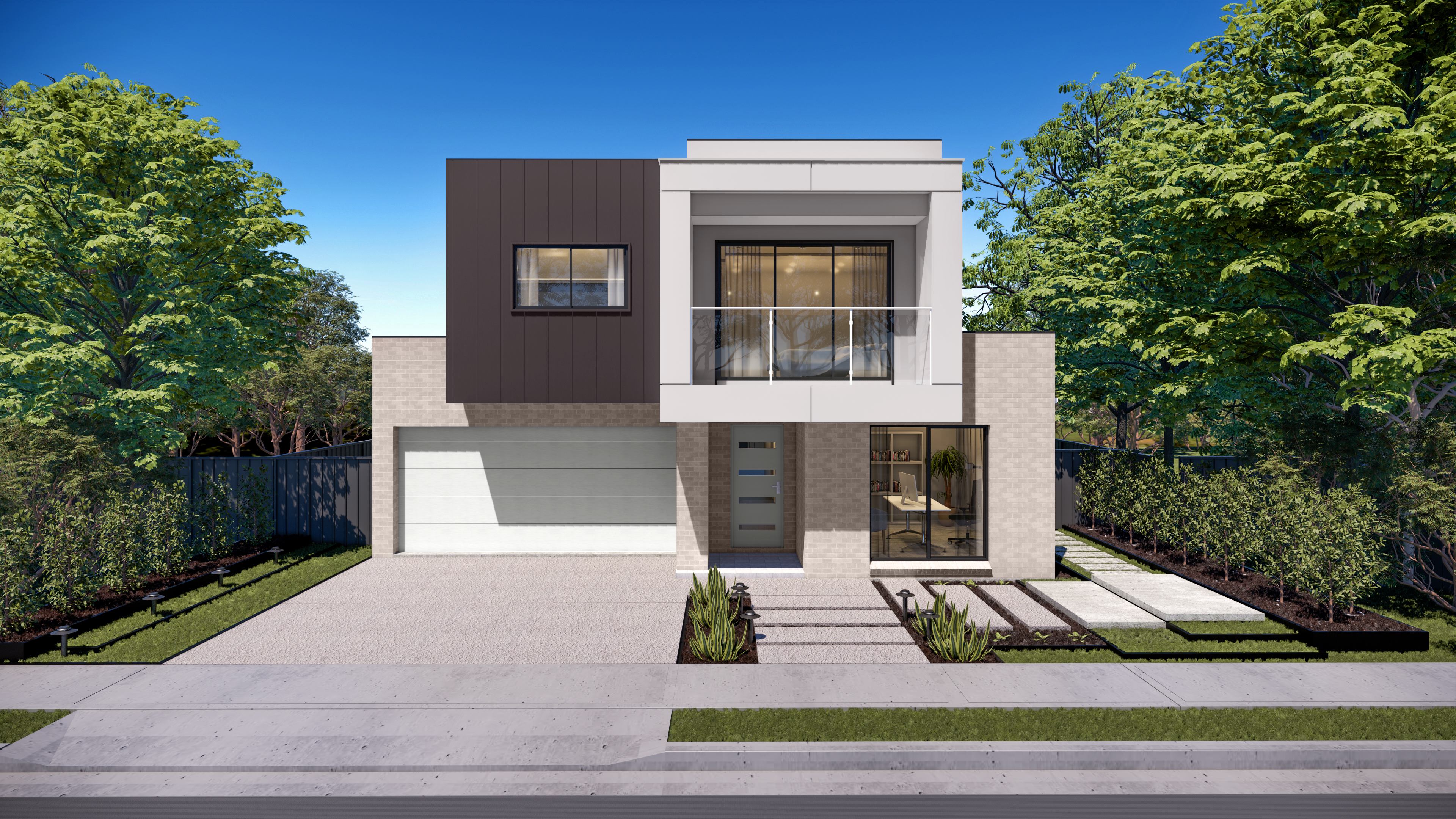 Taylor light modern enhanced facade