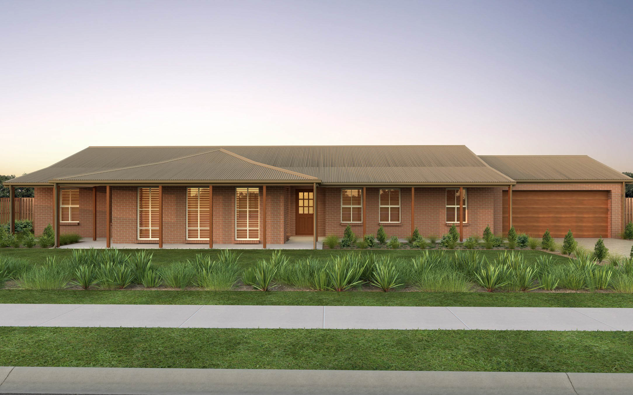 Yanderra Home Design with Outback Facade