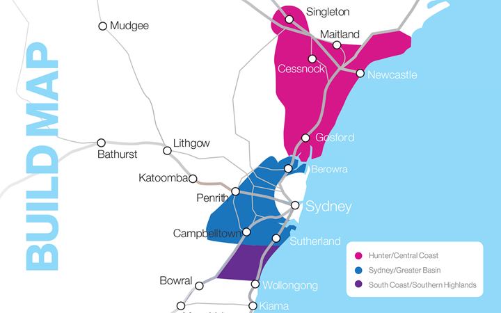 Thrive homes Build map